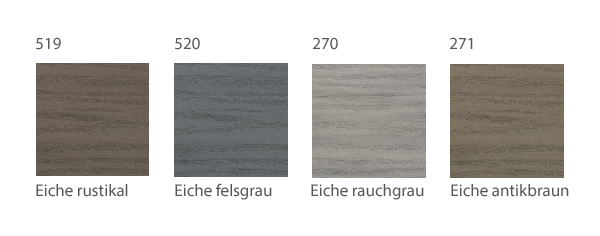 Faszination Farben mit natürlichem Hartholzlook