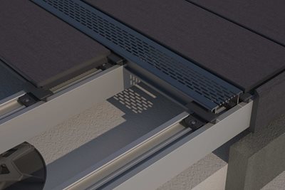 Ventilation profiles give your terrace air